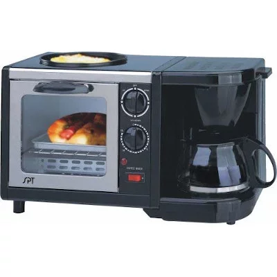 Sunpentown BM-1107 Stainless-Steel 3-in-1 Breakfast Maker