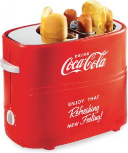  Nostalgia Coca-Cola 2 Buns hot dog toaster