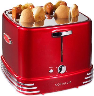 Nostalgia Retro Pop-up hot dog toaster