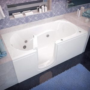 Spa World Venzi Rectangular Soaking Walk-In Bathtub